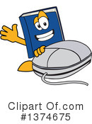 Blue Book Clipart #1374675 by Mascot Junction