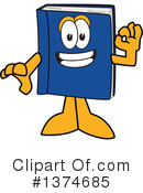 Blue Book Clipart #1374685 by Mascot Junction