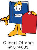 Blue Book Clipart #1374689 by Mascot Junction