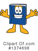 Blue Book Clipart #1374698 by Mascot Junction
