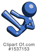 Blue Design Mascot Clipart #1537153 by Leo Blanchette