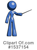 Blue Design Mascot Clipart #1537154 by Leo Blanchette