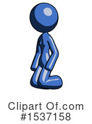 Blue Design Mascot Clipart #1537158 by Leo Blanchette