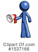 Blue Design Mascot Clipart #1537166 by Leo Blanchette