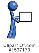 Blue Design Mascot Clipart #1537170 by Leo Blanchette