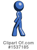Blue Design Mascot Clipart #1537185 by Leo Blanchette