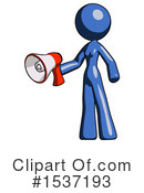 Blue Design Mascot Clipart #1537193 by Leo Blanchette