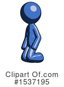 Blue Design Mascot Clipart #1537195 by Leo Blanchette