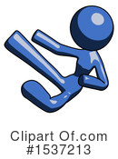 Blue Design Mascot Clipart #1537213 by Leo Blanchette