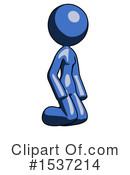 Blue Design Mascot Clipart #1537214 by Leo Blanchette
