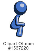 Blue Design Mascot Clipart #1537220 by Leo Blanchette