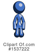 Blue Design Mascot Clipart #1537222 by Leo Blanchette