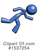 Blue Design Mascot Clipart #1537254 by Leo Blanchette