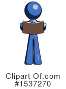 Blue Design Mascot Clipart #1537270 by Leo Blanchette