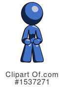 Blue Design Mascot Clipart #1537271 by Leo Blanchette