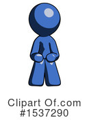Blue Design Mascot Clipart #1537290 by Leo Blanchette