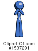 Blue Design Mascot Clipart #1537291 by Leo Blanchette