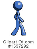 Blue Design Mascot Clipart #1537292 by Leo Blanchette