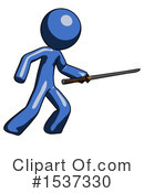 Blue Design Mascot Clipart #1537330 by Leo Blanchette