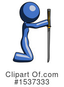 Blue Design Mascot Clipart #1537333 by Leo Blanchette