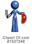Blue Design Mascot Clipart #1537348 by Leo Blanchette