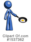 Blue Design Mascot Clipart #1537362 by Leo Blanchette