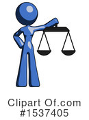 Blue Design Mascot Clipart #1537405 by Leo Blanchette