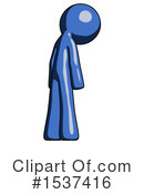 Blue Design Mascot Clipart #1537416 by Leo Blanchette