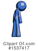 Blue Design Mascot Clipart #1537417 by Leo Blanchette
