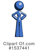 Blue Design Mascot Clipart #1537441 by Leo Blanchette