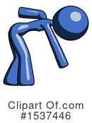 Blue Design Mascot Clipart #1537446 by Leo Blanchette