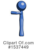 Blue Design Mascot Clipart #1537449 by Leo Blanchette