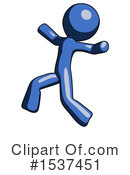 Blue Design Mascot Clipart #1537451 by Leo Blanchette