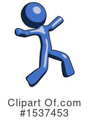 Blue Design Mascot Clipart #1537453 by Leo Blanchette