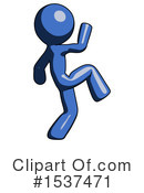 Blue Design Mascot Clipart #1537471 by Leo Blanchette