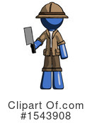 Blue Design Mascot Clipart #1543908 by Leo Blanchette