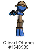 Blue Design Mascot Clipart #1543933 by Leo Blanchette