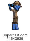 Blue Design Mascot Clipart #1543935 by Leo Blanchette