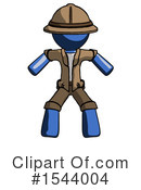 Blue Design Mascot Clipart #1544004 by Leo Blanchette