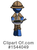 Blue Design Mascot Clipart #1544049 by Leo Blanchette