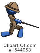 Blue Design Mascot Clipart #1544053 by Leo Blanchette