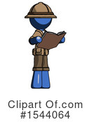 Blue Design Mascot Clipart #1544064 by Leo Blanchette