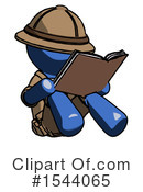Blue Design Mascot Clipart #1544065 by Leo Blanchette