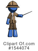 Blue Design Mascot Clipart #1544074 by Leo Blanchette