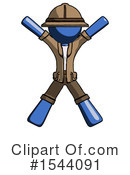 Blue Design Mascot Clipart #1544091 by Leo Blanchette