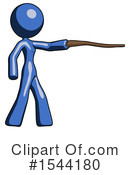 Blue Design Mascot Clipart #1544180 by Leo Blanchette