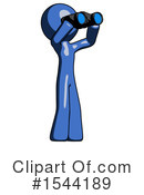 Blue Design Mascot Clipart #1544189 by Leo Blanchette