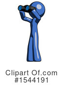 Blue Design Mascot Clipart #1544191 by Leo Blanchette