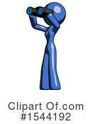 Blue Design Mascot Clipart #1544192 by Leo Blanchette