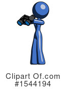 Blue Design Mascot Clipart #1544194 by Leo Blanchette